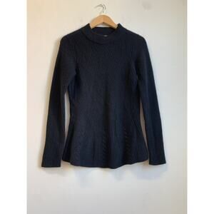 Design History Women’s Sweater Pure 100% Cashmere Pullover Black Size Small